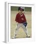 Young Boy at Short Stop During a Tee Ball Game-null-Framed Photographic Print