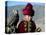 Young Boy Holding a Falcon, Golden Eagle Festival, Mongolia-Amos Nachoum-Stretched Canvas