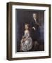 Young Boy Holding a Violin and a Young Girl Holding a Doll-John Vanderbanck-Framed Giclee Print