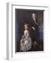 Young Boy Holding a Violin and a Young Girl Holding a Doll-John Vanderbanck-Framed Giclee Print