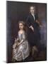 Young Boy Holding a Violin and a Young Girl Holding a Doll-John Vanderbanck-Mounted Giclee Print