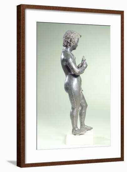 Young Boy in Bronze from Montecchio-null-Framed Giclee Print