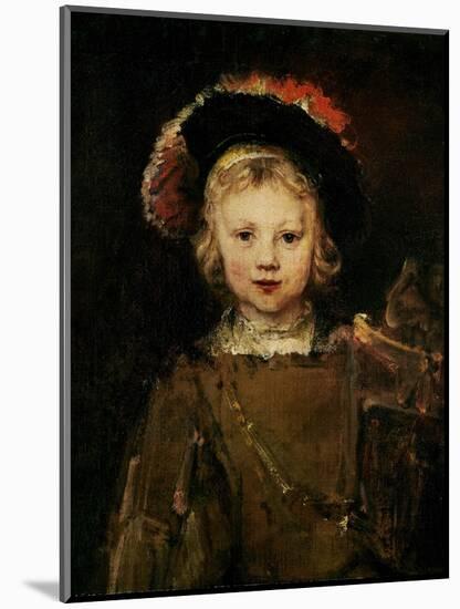 Young Boy in Fancy Dress, circa 1660-Rembrandt van Rijn-Mounted Giclee Print