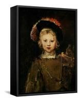 Young Boy in Fancy Dress, circa 1660-Rembrandt van Rijn-Framed Stretched Canvas