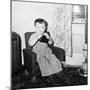 Young Boy in His Living Room, Ca. 1946-null-Mounted Photographic Print