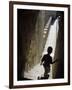 Young Boy in Tower of Castelo de Sao Jorge, Portgual-Merrill Images-Framed Photographic Print