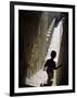 Young Boy in Tower of Castelo de Sao Jorge, Portgual-Merrill Images-Framed Photographic Print