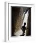 Young Boy in Tower of Castelo de Sao Jorge, Portgual-Merrill Images-Framed Photographic Print