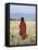 Young Boy of the Datoga Tribe Crosses the Plains East of Lake Manyara in Northern Tanzania-Nigel Pavitt-Framed Stretched Canvas