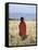 Young Boy of the Datoga Tribe Crosses the Plains East of Lake Manyara in Northern Tanzania-Nigel Pavitt-Framed Stretched Canvas