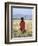 Young Boy of the Datoga Tribe Crosses the Plains East of Lake Manyara in Northern Tanzania-Nigel Pavitt-Framed Photographic Print