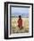 Young Boy of the Datoga Tribe Crosses the Plains East of Lake Manyara in Northern Tanzania-Nigel Pavitt-Framed Photographic Print