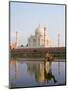 Young Boy on Camel, Taj Mahal Temple Burial Site at Sunset, Agra, India-Bill Bachmann-Mounted Photographic Print