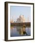 Young Boy on Camel, Taj Mahal Temple Burial Site at Sunset, Agra, India-Bill Bachmann-Framed Photographic Print