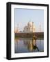 Young Boy on Camel, Taj Mahal Temple Burial Site at Sunset, Agra, India-Bill Bachmann-Framed Photographic Print