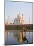 Young Boy on Camel, Taj Mahal Temple Burial Site at Sunset, Agra, India-Bill Bachmann-Mounted Photographic Print