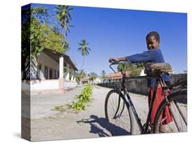 Young Boy on Ibo Island, Part of the Quirimbas Archipelago, Mozambique-Julian Love-Stretched Canvas