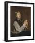 Young Boy Peeling a Pear, c.1867-Edouard Manet-Framed Giclee Print