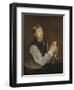 Young Boy Peeling a Pear, c.1867-Edouard Manet-Framed Giclee Print