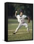 Young Boy Pitching During a Little League Baseball Games-null-Framed Stretched Canvas