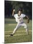 Young Boy Pitching During a Little League Baseball Games-null-Mounted Photographic Print