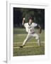 Young Boy Pitching During a Little League Baseball Games-null-Framed Photographic Print