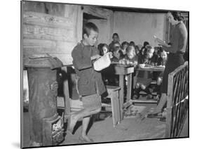 Young Boy Reading Allowed to the Class-null-Mounted Photographic Print