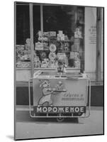 Young Boy Selling Icecream-Carl Mydans-Mounted Photographic Print