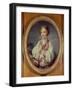 Young Boy with a Basket of Flowers-Jean-Baptiste Greuze-Framed Giclee Print