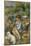 Young Boy with His Dog by a Brook, 1890-Pierre-Auguste Renoir-Mounted Giclee Print