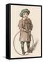 Young Boy with His Hula Hoop-Woldemar Friedirich-Framed Stretched Canvas