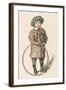 Young Boy with His Hula Hoop-Woldemar Friedirich-Framed Art Print