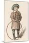 Young Boy with His Hula Hoop-Woldemar Friedirich-Mounted Art Print