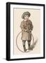 Young Boy with His Hula Hoop-Woldemar Friedirich-Framed Art Print