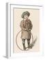 Young Boy with His Hula Hoop-Woldemar Friedirich-Framed Art Print