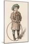 Young Boy with His Hula Hoop-Woldemar Friedirich-Mounted Art Print