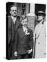 Young Boy with His Stern Looking Parents, Ca. 1935-null-Stretched Canvas