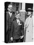 Young Boy with His Stern Looking Parents, Ca. 1935-null-Stretched Canvas