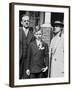 Young Boy with His Stern Looking Parents, Ca. 1935-null-Framed Photographic Print
