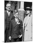 Young Boy with His Stern Looking Parents, Ca. 1935-null-Mounted Photographic Print