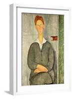 Young Boy with Red Hair, 1906-Amedeo Modigliani-Framed Giclee Print