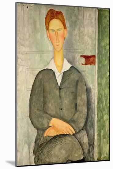 Young Boy with Red Hair, 1906-Amedeo Modigliani-Mounted Giclee Print