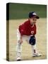 Young Boyat Short Stop During a Tee Ball Game-null-Stretched Canvas