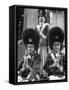 Young Boys Dressed Up as Tivoli Guards Resembling Nut Crackers, Enjoying Their Ice Creams-Carl Mydans-Framed Stretched Canvas