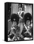 Young Boys Dressed Up as Tivoli Guards Resembling Nut Crackers, Enjoying Their Ice Creams-Carl Mydans-Framed Stretched Canvas