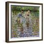 Young Boys Fishing for Crayfish, (Oil on Board)-Nikolai Petrovich Bogdanov-Belsky-Framed Giclee Print
