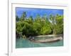 Young Boys Fishing in the Marovo Lagoon, Solomon Islands, Pacific-Michael Runkel-Framed Photographic Print