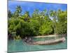 Young Boys Fishing in the Marovo Lagoon, Solomon Islands, Pacific-Michael Runkel-Mounted Photographic Print