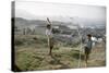 Young Boys Flying Kites in Durban, Africa 1960-Grey Villet-Stretched Canvas