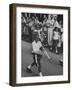 Young Boys Playing Trumpets in a Parade-Hank Walker-Framed Premium Photographic Print